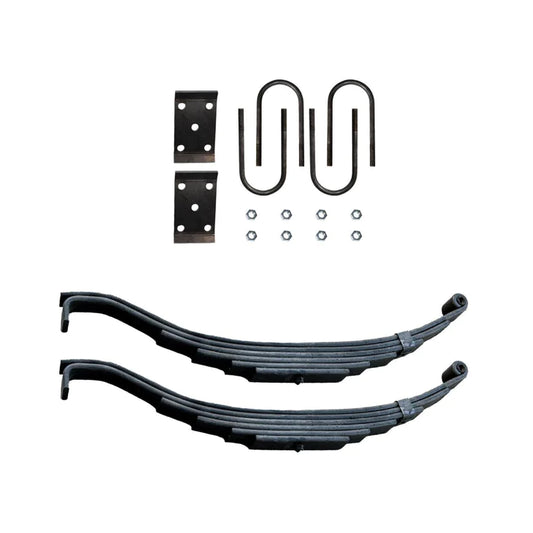 Suspension Kit Trailer 6 Leaf Slipper Spring Suspension Kit for 3.5" Tube 8000 lb Axles