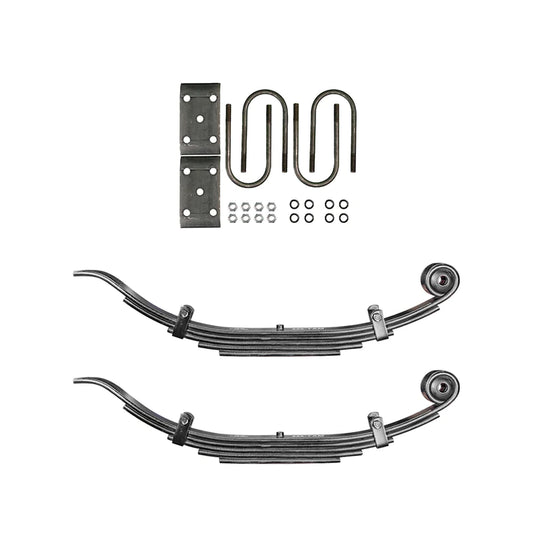 Suspension Kit Trailer 5 Leaf Slipper Spring Suspension Kit for 5" Tube 10000 lb Axles