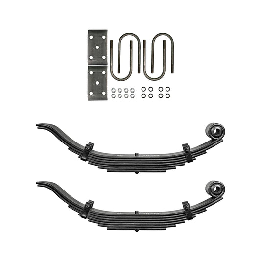 Suspension Kit Trailer 7 Leaf Slipper Spring Suspension Kit for 5" Tube 15,000 - 16,000 lb Axles