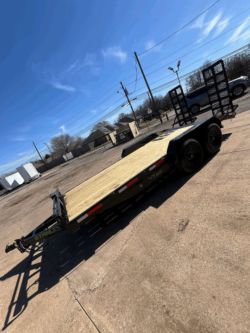 83X18 STANLEY EQUIPMENT TRAILER HAULER OPEN TRAILER UTILITY EQUIPMENT TRAILER