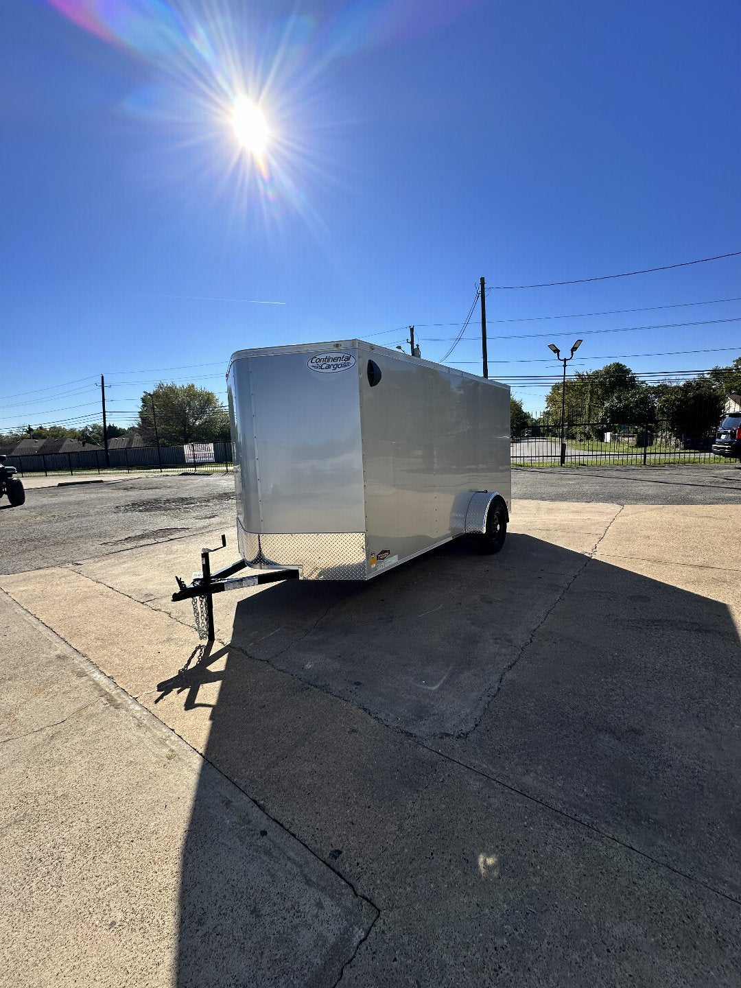 6X12 SINGLE AXLE CONTINENTAL CARGO / ENCLOSED TRAILER