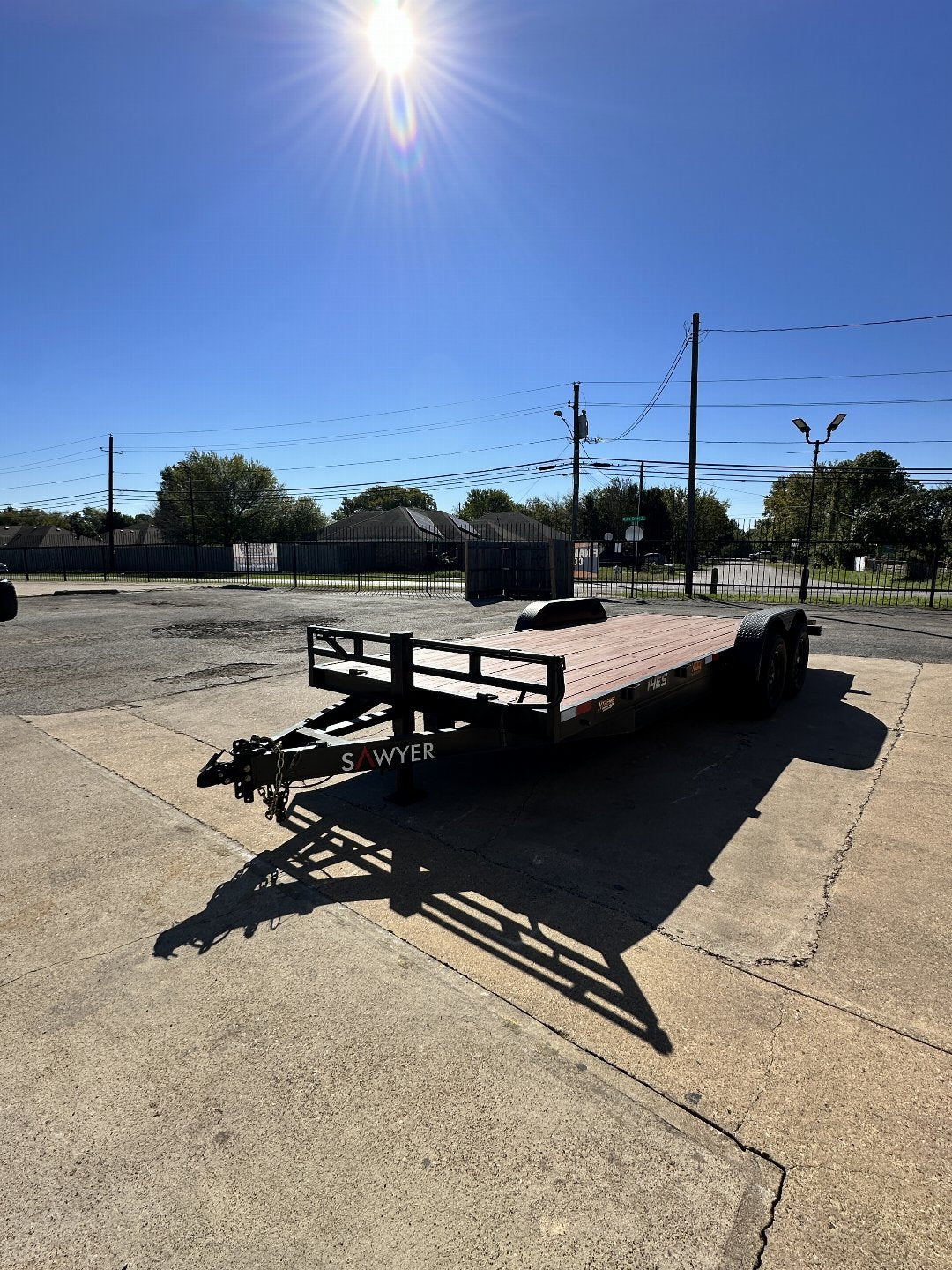 83X20 SAWYER UTILITY TRAILER