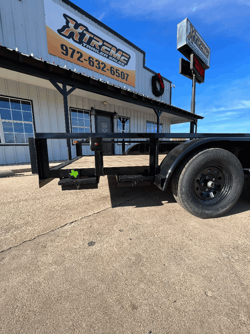 77X16 STANLEY UTILITY TRAILER NO BRAKES SQUARE PIPE