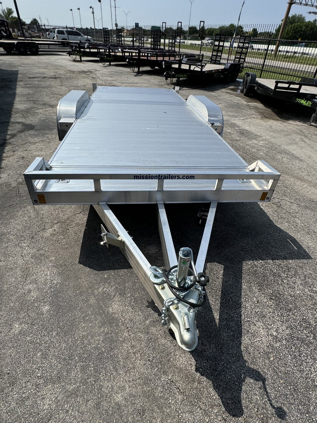 83X18 ALL ALUMINUM TILT ALCOM UTILITY TRAILER