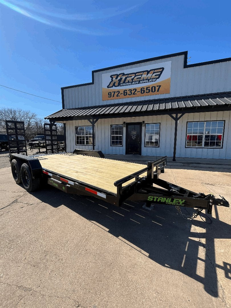 83X18 STANLEY EQUIPMENT TRAILER HAULER OPEN TRAILER UTILITY EQUIPMENT TRAILER