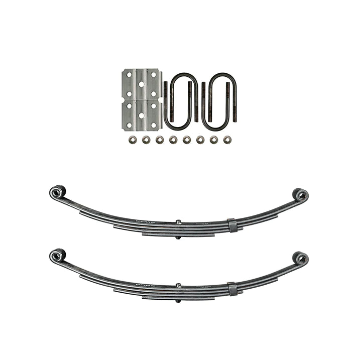 Suspension Kit Trailer 4 Leaf Double Eye Spring Suspension Kit for 2 3/8