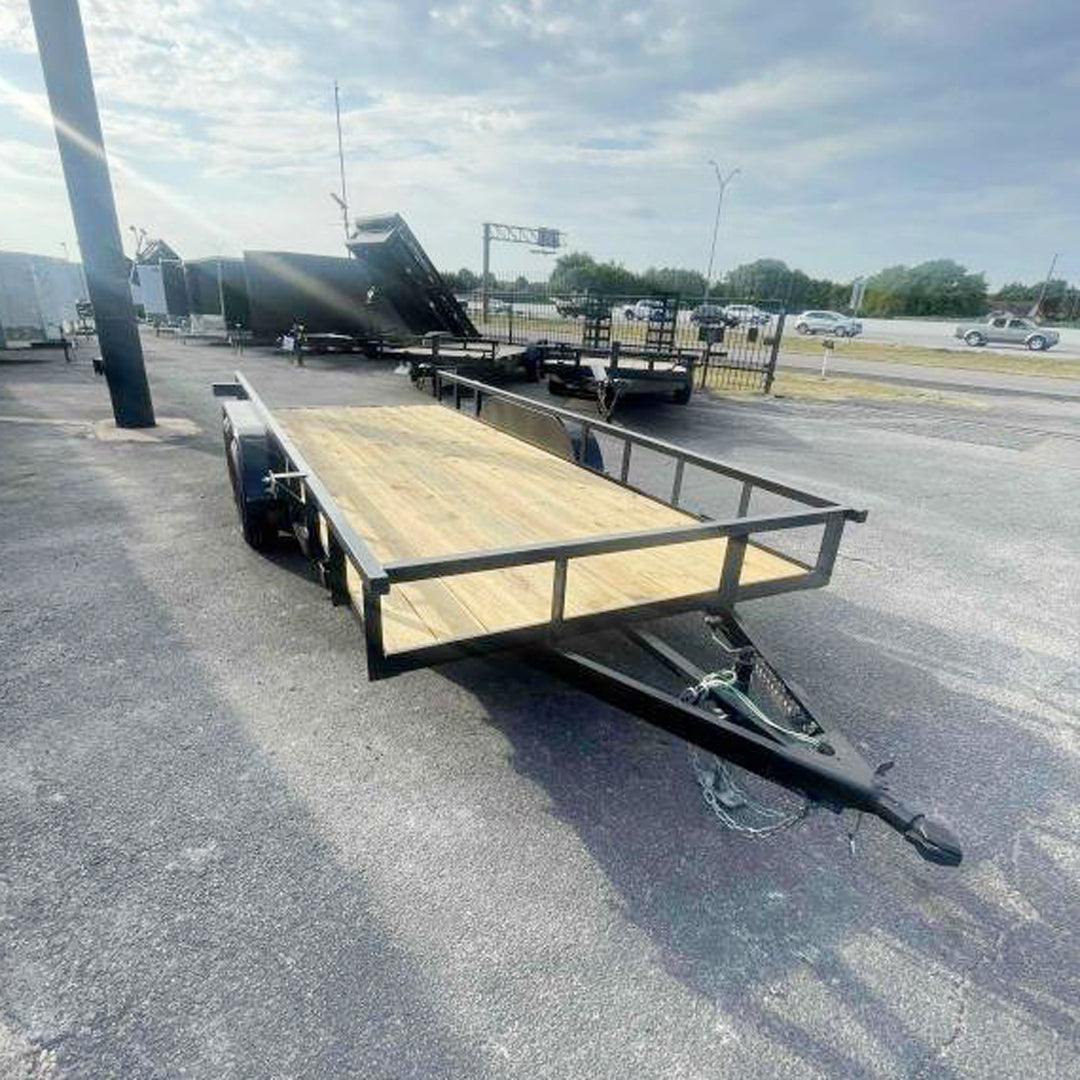 77X14 STANLEY UTILITY TRAILER W/ SQUARE TOP