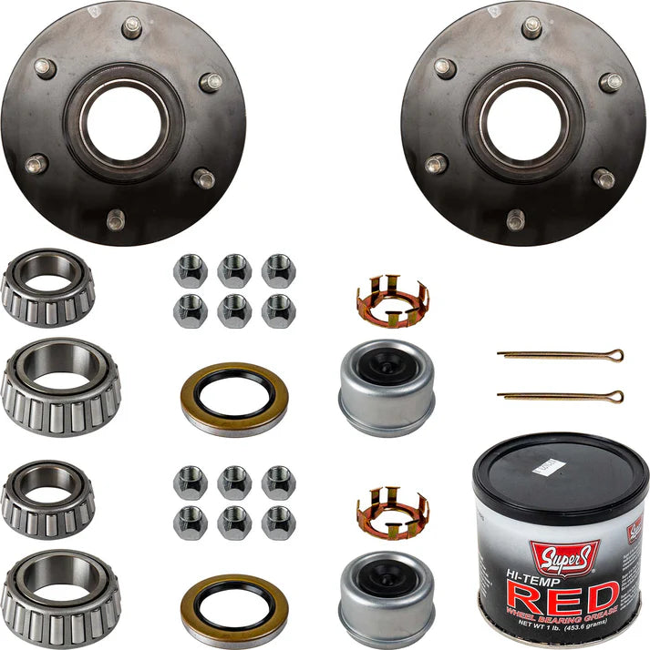 6k Trailer Axle Hub - 6 Lug