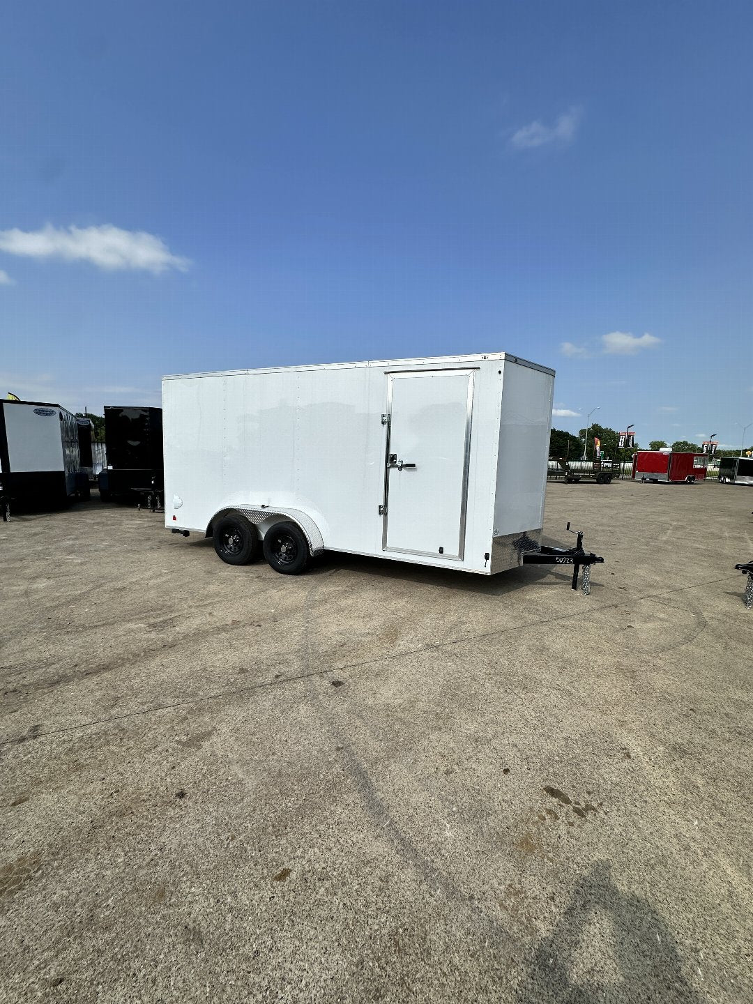 7X16 TANDEM AXLE 7 FT. INTERIOR HEIGHT CONTINENTAL CARGO / ENCLOSED TRAILER