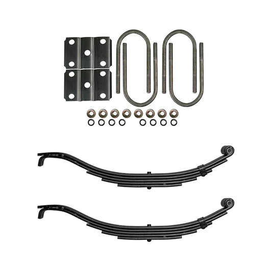 Suspension Kit Trailer 5 Leaf Slipper Spring Suspension Kit for 3" Tube 7000 lb Axles