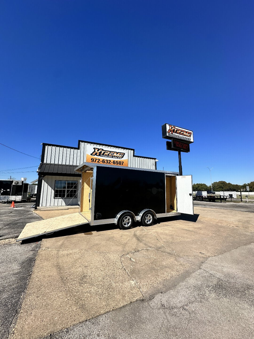 7.5X16 EZ HAULER ALL ALUMINUM CARGO / ENCLOSED TRAILER