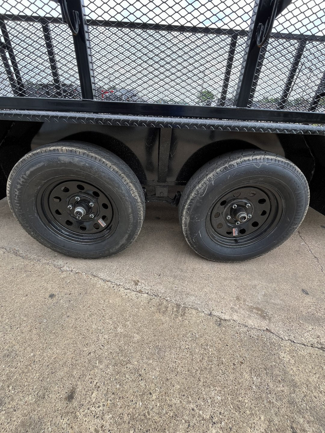 7X16 CAGE LANDSCAPING EQUIPMENT TRAILER