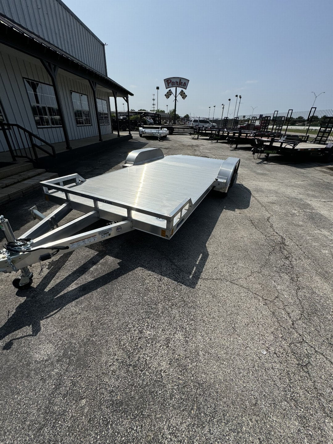 83X18 ALL ALUMINUM ALCOM UTILITY TRAILER